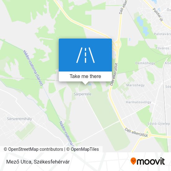 Mező Utca map