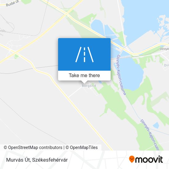Murvás Út map