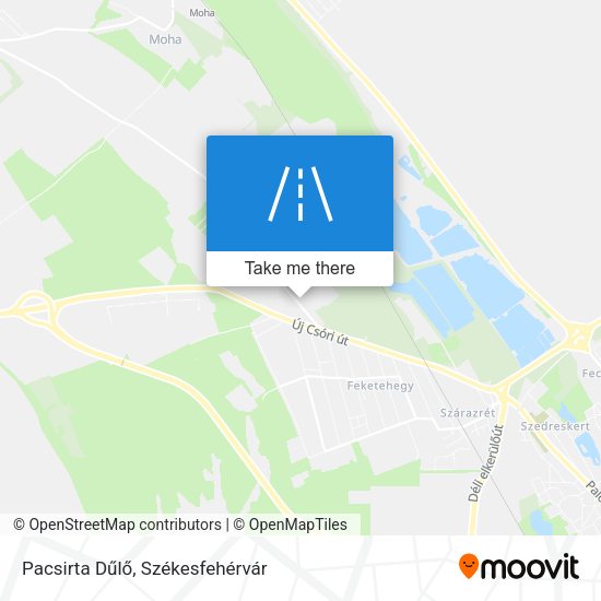 Pacsirta Dűlő map