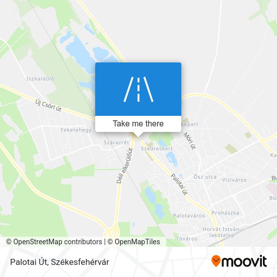 Palotai Út map
