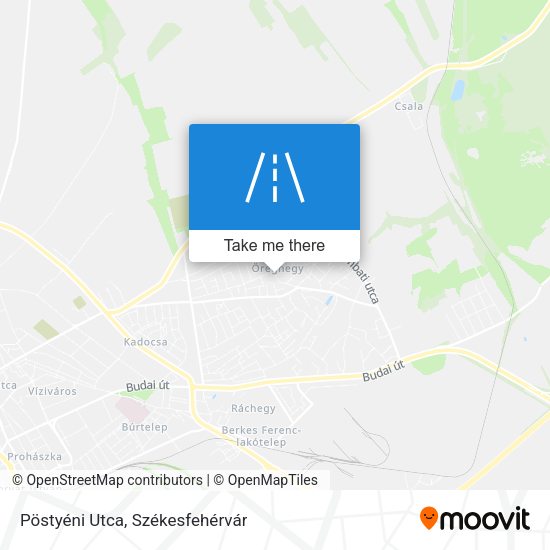 Pöstyéni Utca map