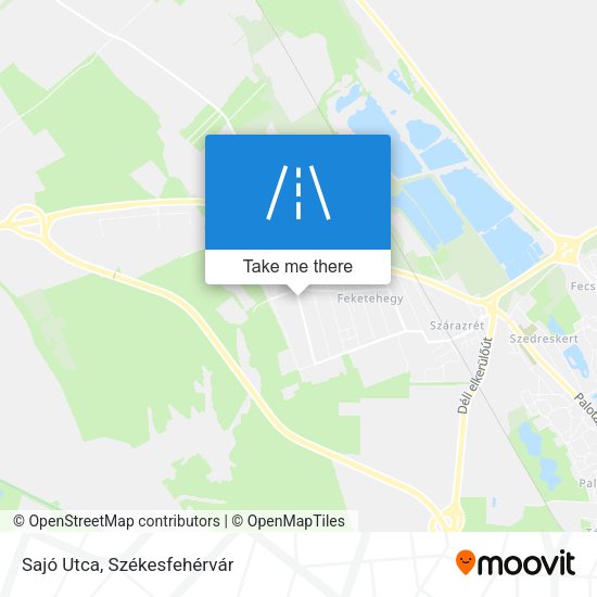 Sajó Utca map