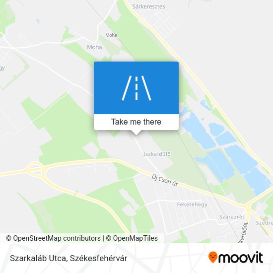 Szarkaláb Utca map