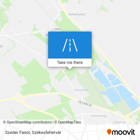 Szeder Fasor map