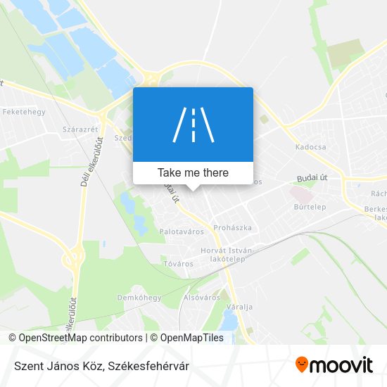 Szent János Köz map