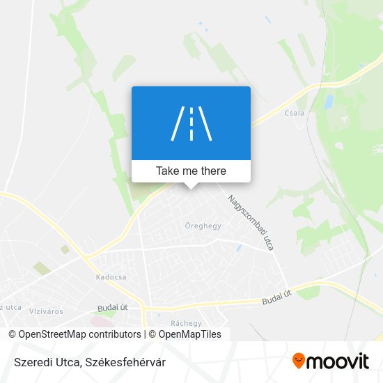 Szeredi Utca map