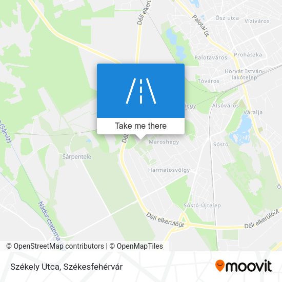 Székely Utca map