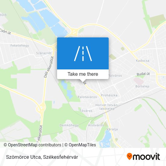 Szömörce Utca map