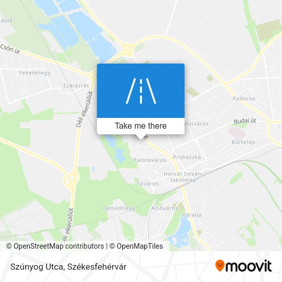 Szúnyog Utca map