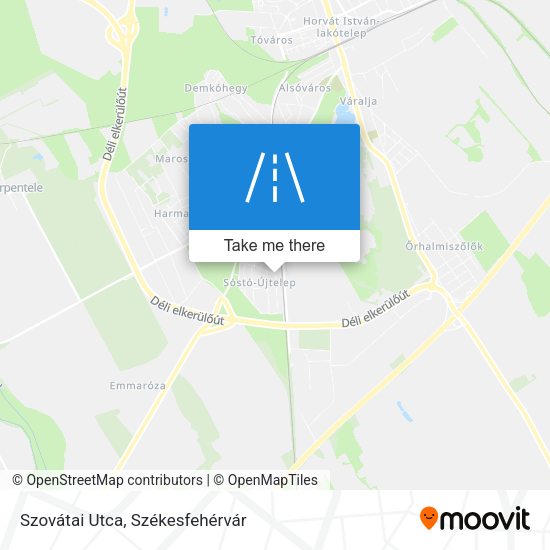 Szovátai Utca map