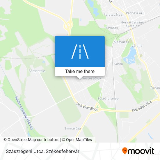 Szászrégeni Utca map