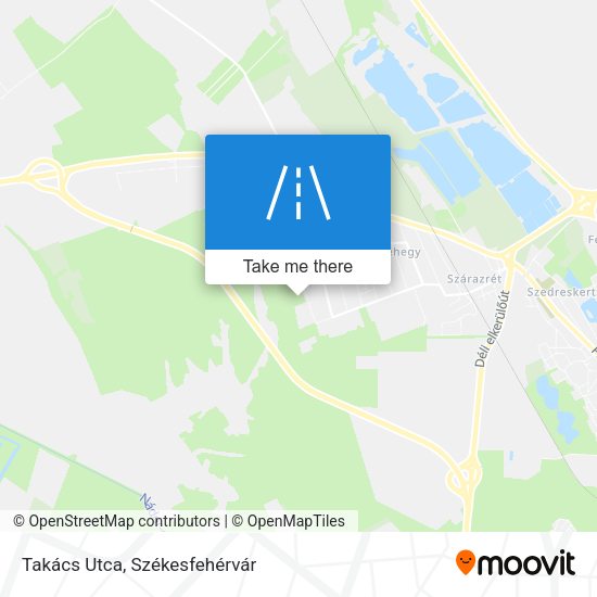 Takács Utca map