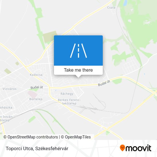 Toporci Utca map