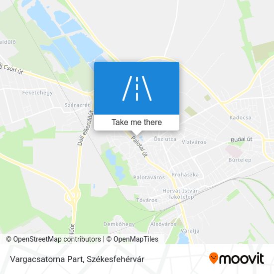 Vargacsatorna Part map