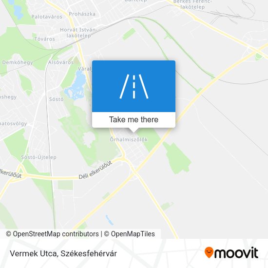 Vermek Utca map