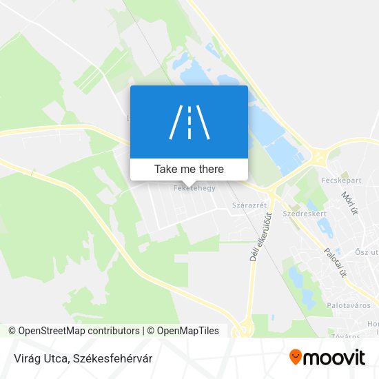 Virág Utca map