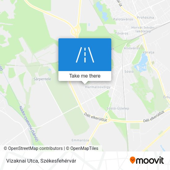 Vízaknai Utca map