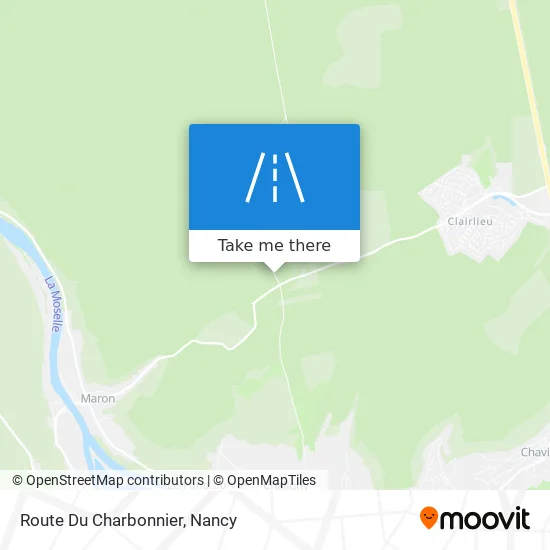 Route Du Charbonnier map