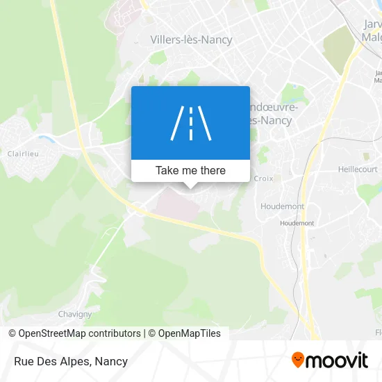 Rue Des Alpes map