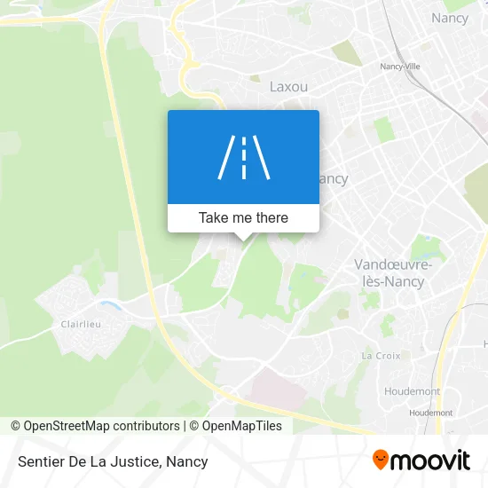 Sentier De La Justice map