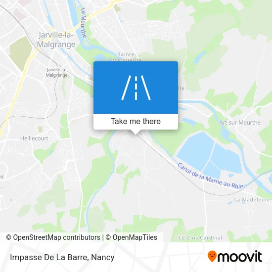 Impasse De La Barre map