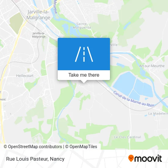 Rue Louis Pasteur map