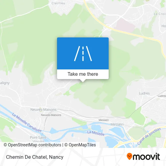 Mapa Chemin De Chatel