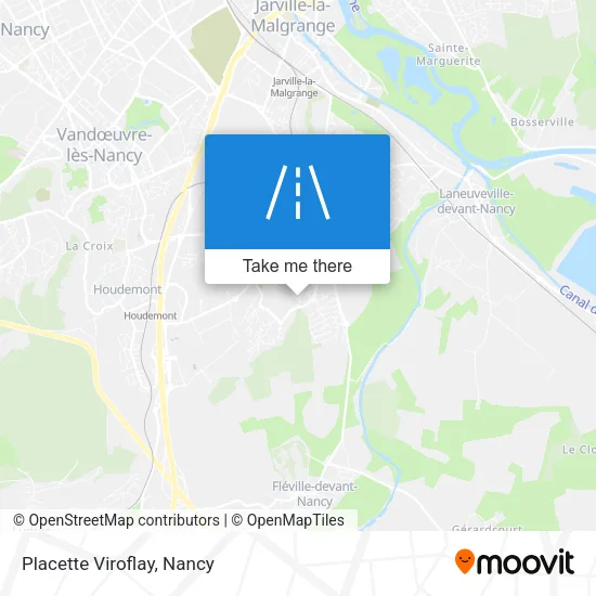 Placette Viroflay map