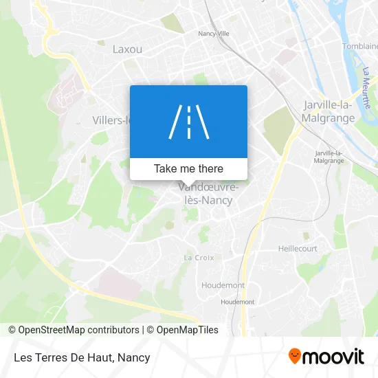 Les Terres De Haut map