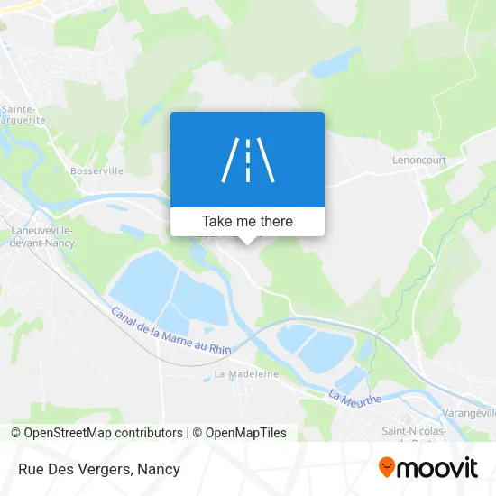 Rue Des Vergers map