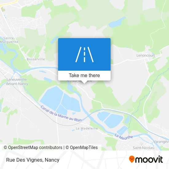 Rue Des Vignes map