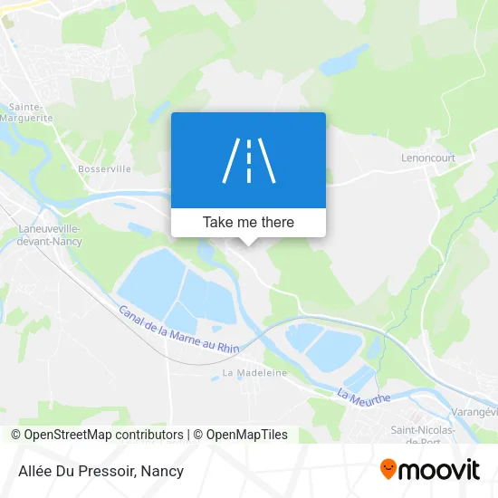Allée Du Pressoir map