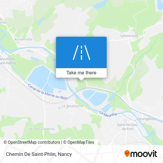 Chemin De Saint-Phlin map