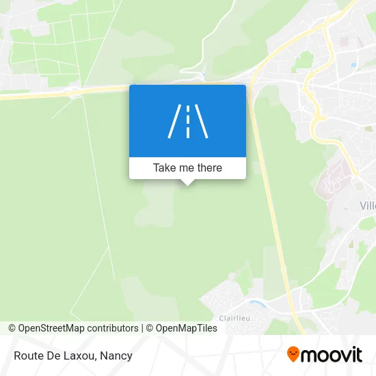Route De Laxou map
