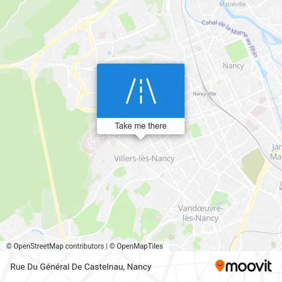 Rue Du Général De Castelnau map