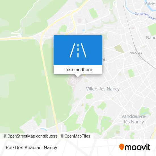 Rue Des Acacias map