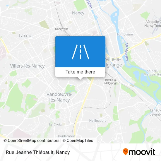 Rue Jeanne Thiébault map