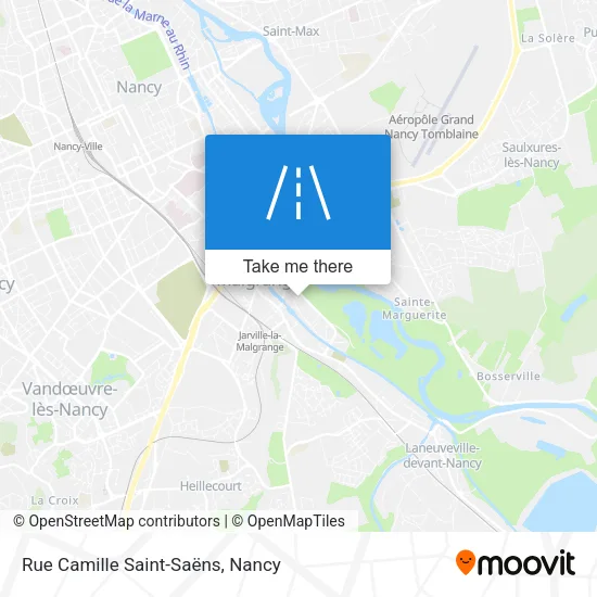 Rue Camille Saint-Saëns map