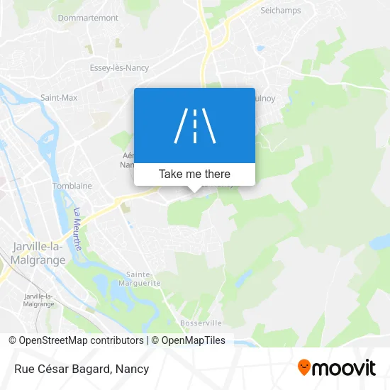 Rue César Bagard map