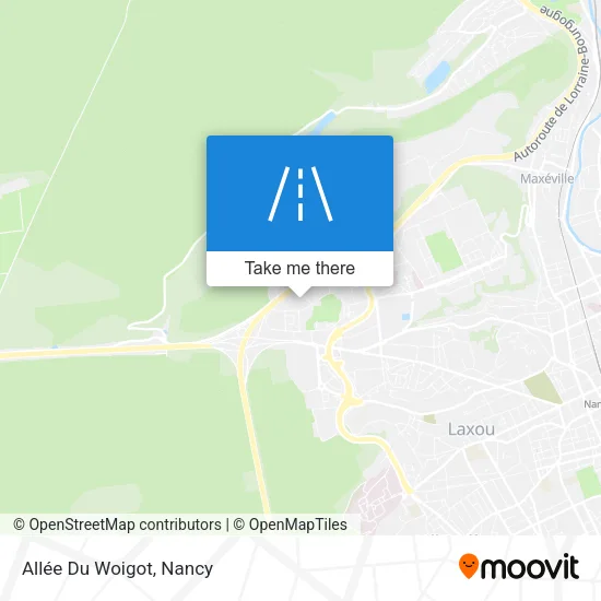 Allée Du Woigot map