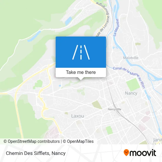 Chemin Des Sifflets map