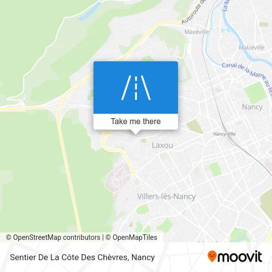 Sentier De La Côte Des Chèvres map