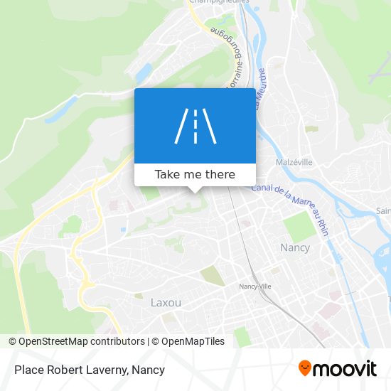 Mapa Place Robert Laverny