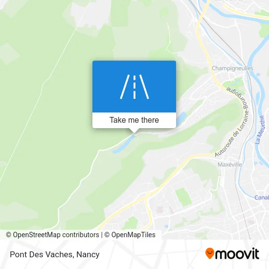Pont Des Vaches map