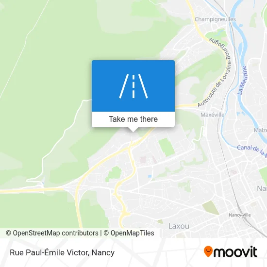 Rue Paul-Émile Victor map