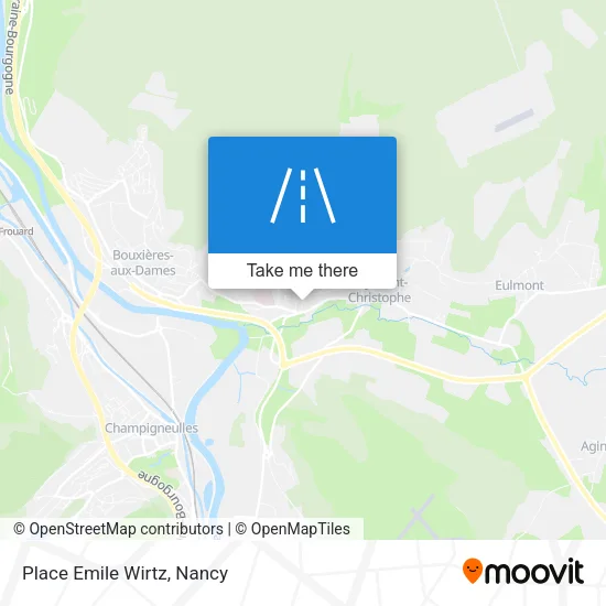 Place Emile Wirtz map