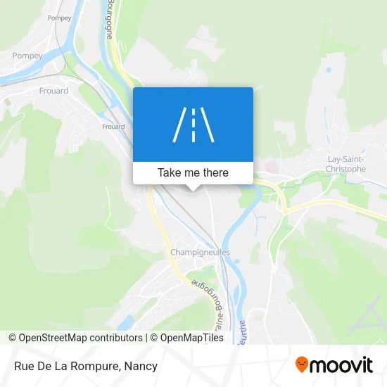 Rue De La Rompure map