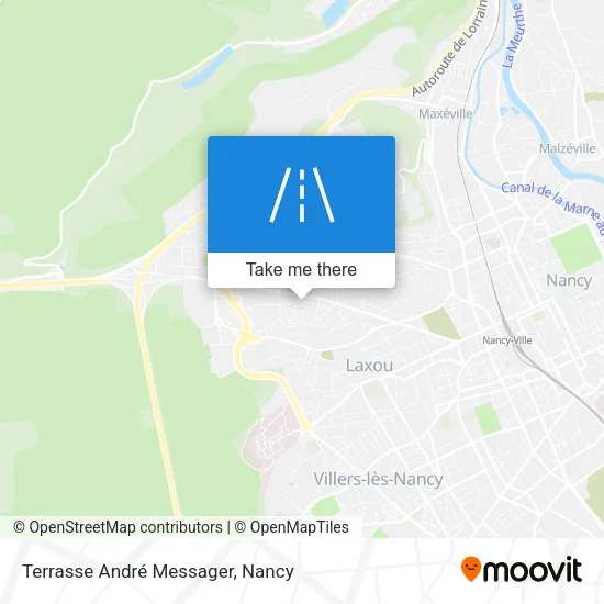 Terrasse André Messager map