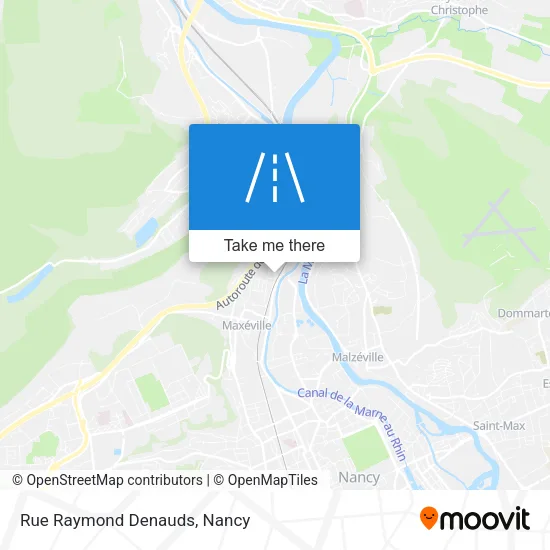 Rue Raymond Denauds map