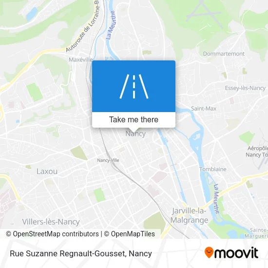 Rue Suzanne Regnault-Gousset map